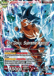 Son Goku // Son Goku, Supreme Warrior (BT16-001) [Realm of the Gods]