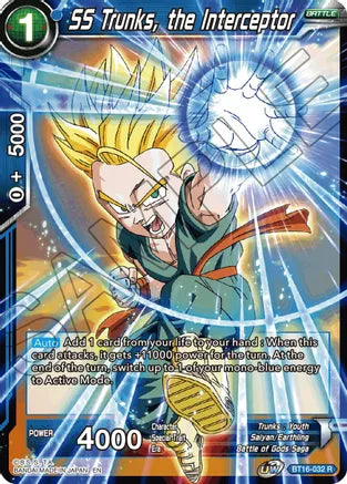 SS Trunks, the Interceptor (BT16-032) [Realm of the Gods]