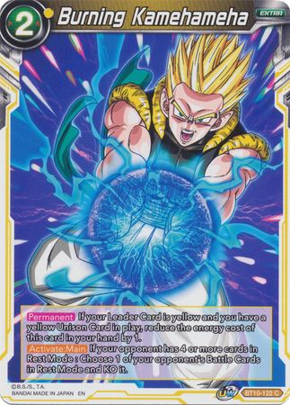 Burning Kamehameha (BT10-122) [Rise of the Unison Warrior 2nd Edition]