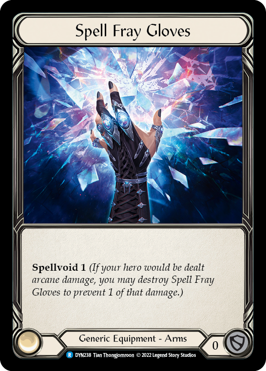 Spell Fray Gloves [DYN238] (Dynasty)  Cold Foil