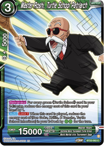 Master Roshi, Turtle school Patriarch (BT22-062) [Critical Blow]