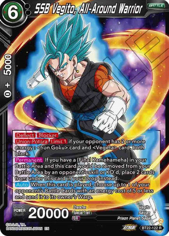 SSB Vegito, All-Around Warrior (BT22-122) [Critical Blow]