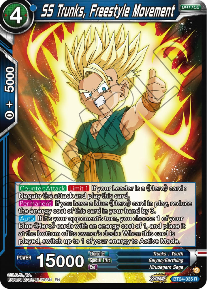 SS Trunks, Freestyle Movement (BT24-035) [Beyond Generations]