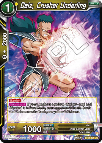 Daiz, Crusher Underling (BT24-101) [Beyond Generations]