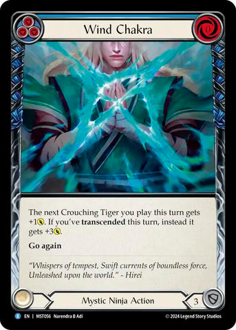 Wind Chakra (Blue) [MST056] (Part the Mistveil)  Rainbow Foil