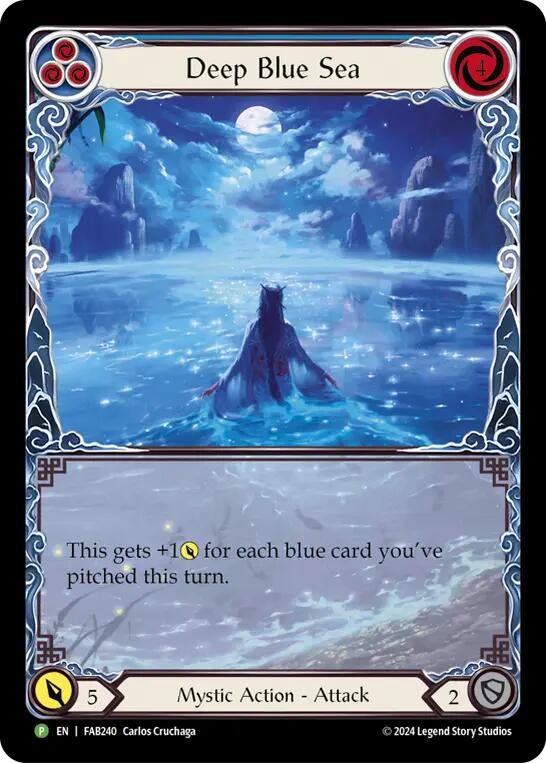 Deep Blue Sea [FAB240] (Promo)  Rainbow Foil