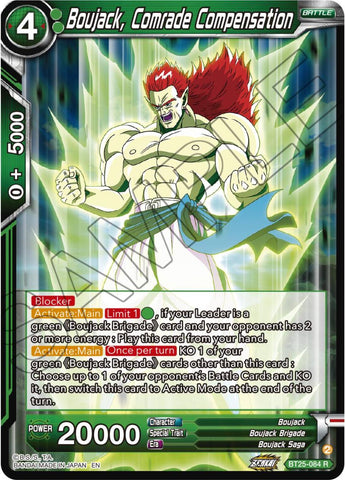 Boujack, Comrade Compensation (BT25-084) [Legend of the Dragon Balls]