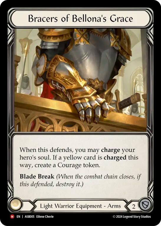 Bracers of Bellona's Grace [ASB005] (Armory Deck: Boltyn)  Rainbow Foil