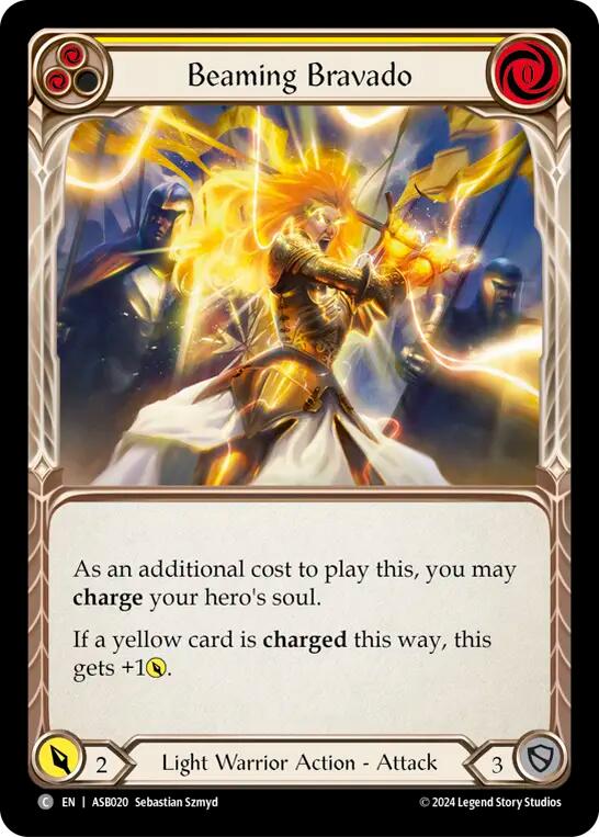 Beaming Bravado (Yellow) [ASB020] (Armory Deck: Boltyn)