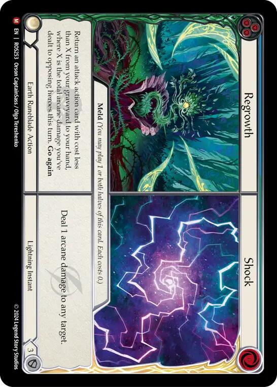 Regrowth // Shock [ROS253] (Rosetta)  Rainbow Foil