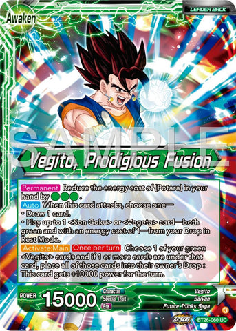 Son Goku & Vegeta // Vegito, Prodigious Fusion (BT26-060) [Ultimate Advent]