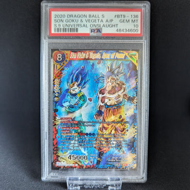 Son Goku & Vegeta, Apex of Power (BT9-136) [Universal Onslaught] PSA 10