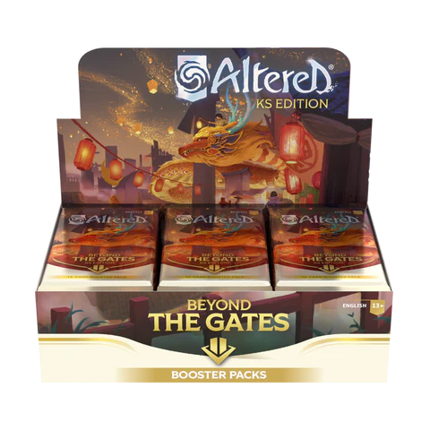 Altered TCG Exclusive Kick Starter Beyond the Gates Booster Display