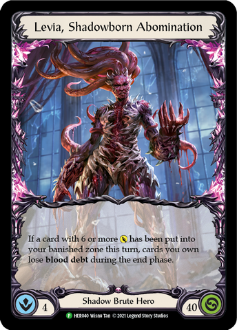 Levia, Shadowborn Abomination [HER040] (Promo)  Rainbow Foil