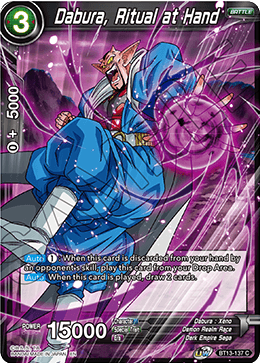 Dabura, Ritual at Hand (Common) (BT13-137) [Supreme Rivalry]