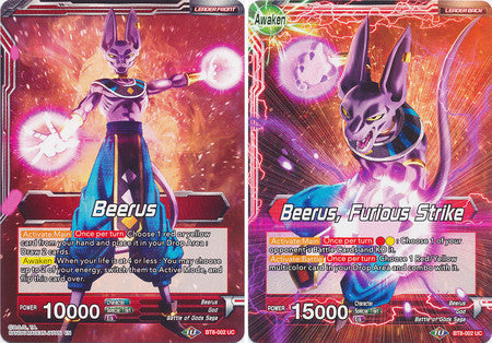 Beerus // Beerus, Furious Strike (BT8-002) [Malicious Machinations]