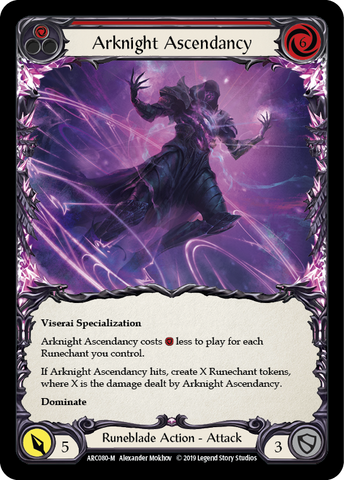 Arknight Ascendancy [ARC080-M] (Arcane Rising)  1st Edition Rainbow Foil