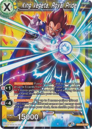 King Vegeta, Royal Pride (EX13-22) [Special Anniversary Set 2020]