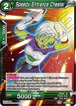 Speedy Entrance Cheelai (Shatterfoil) (BT6-071) [Dragon Brawl]