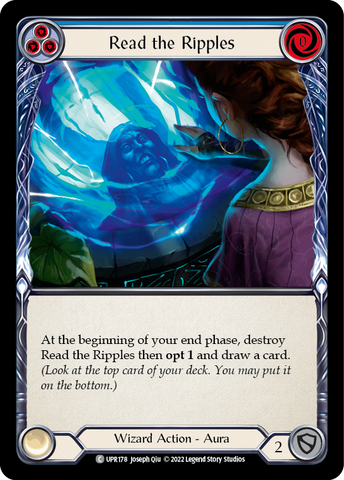 Read the Ripples (Blue) [UPR178] (Uprising)  Rainbow Foil