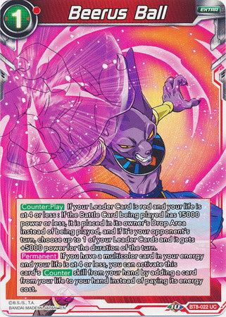 Beerus Ball (BT8-022) [Malicious Machinations]