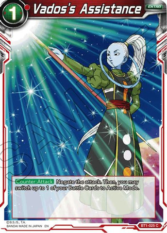 Vados's Assistance (Reprint) (BT1-025) [Battle Evolution Booster]