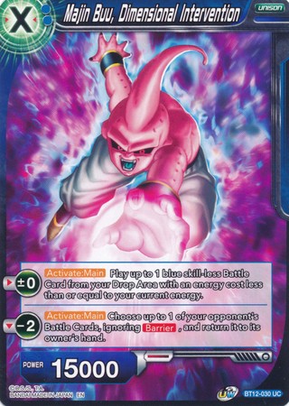 Majin Buu, Dimensional Intervention (BT12-030) [Vicious Rejuvenation]