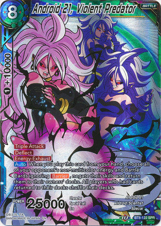 Android 21, Violent Predator (SPR) (BT8-122) [Malicious Machinations]