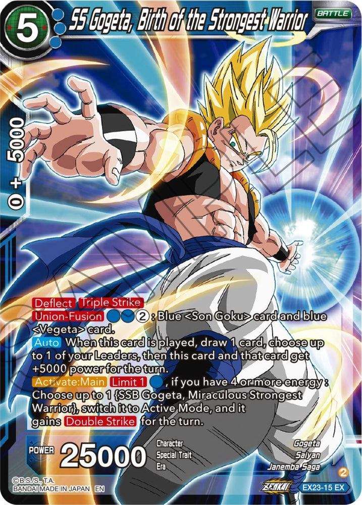 SS Gogeta, Birth of the Strongest Warrior (EX23-15) [Premium Anniversary Box 2023]