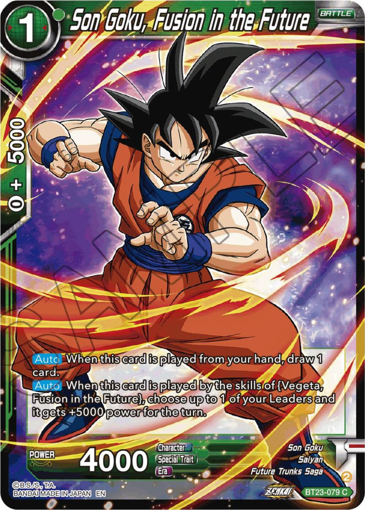 Son Goku, Fusion in the Future (BT23-079) [Perfect Combination]