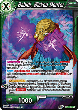 Babidi, Wicked Mentor (BT14-064) [Cross Spirits]