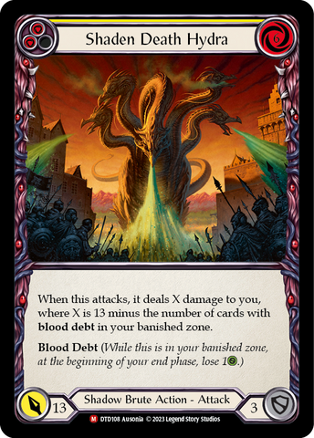 Shaden Death Hydra [DTD108] (Dusk Till Dawn)  Rainbow Foil