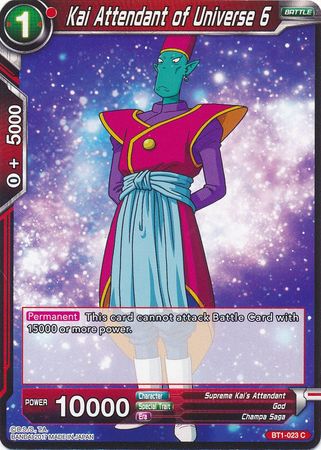 Kai Attendant of Universe 6 (BT1-023) [Galactic Battle]