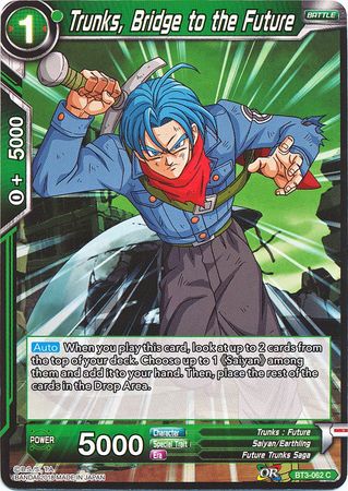 Trunks, Bridge to the Future (BT3-062) [Cross Worlds]