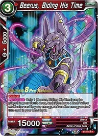 Beerus, Biding His Time (BT8-014_PR) [Malicious Machinations Prerelease Promos]