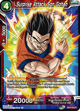 Surprise Attack Son Gohan (Starter Deck - Pride of the Saiyans) (SD15-04) [Cross Spirits]