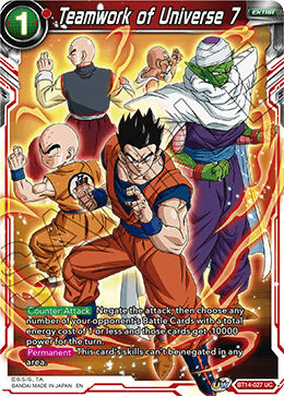 Teamwork of Universe 7 (BT14-027) [Cross Spirits]