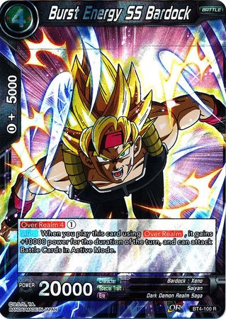 Burst Energy SS Bardock (BT4-100) [Colossal Warfare]