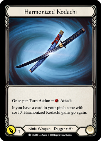 Harmonized Kodachi [U-CRU048] (Crucible of War Unlimited)  Unlimited Rainbow Foil