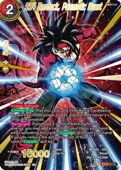 SS4 Bardock, Prismatic Burst (EX19-25) [Special Anniversary Set 2021]