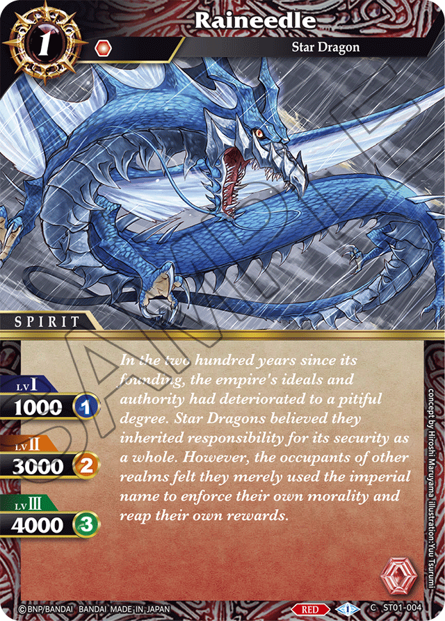 Raineedle (ST01-004) [Dragon Onslaught]