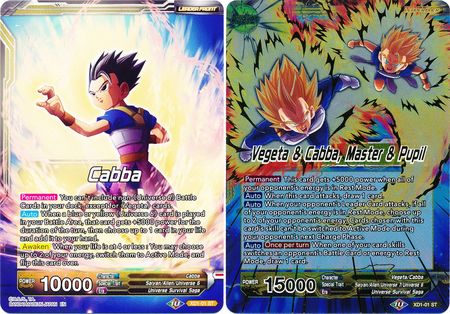 Cabba // Vegeta & Cabba, Master & Pupil (XD1-01) [Assault of the Saiyans]