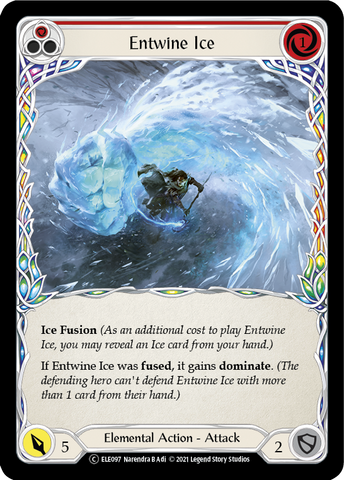 Entwine Ice (Red) [U-ELE097] (Tales of Aria Unlimited)  Unlimited Rainbow Foil