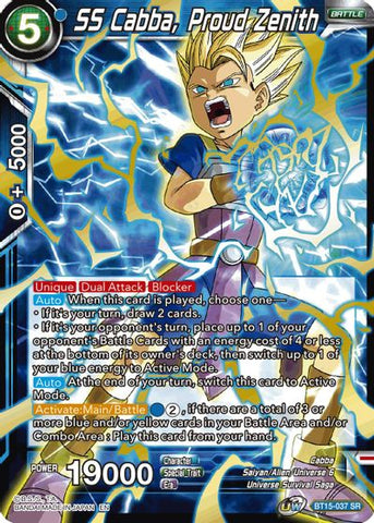 SS Cabba, Proud Zenith (BT15-037) [Saiyan Showdown]