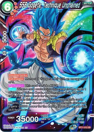 SSB Gogeta, Technique Unchained (BT11-012) [Vermilion Bloodline 2nd Edition]