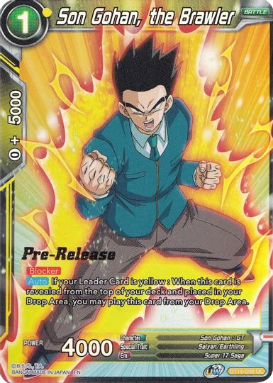 Son Gohan, the Brawler (BT14-098) [Cross Spirits Prerelease Promos]