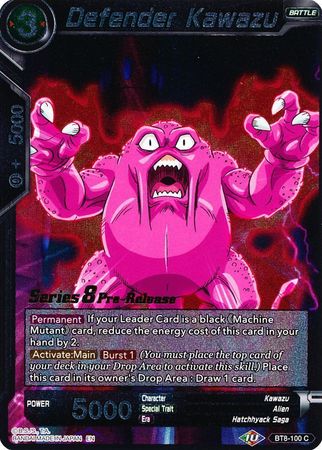 Defender Kawazu (BT8-100_PR) [Malicious Machinations Prerelease Promos]