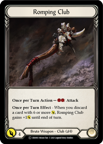 Romping Club [U-CRU003] (Crucible of War Unlimited)  Unlimited Rainbow Foil