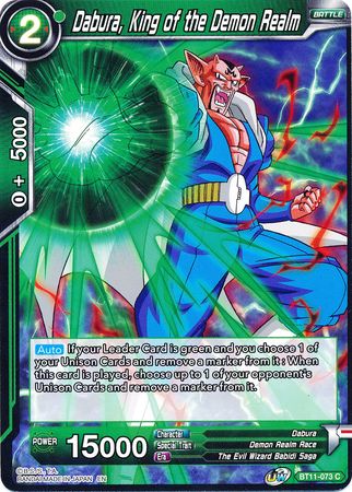 Dabura, King of the Demon Realm (BT11-073) [Vermilion Bloodline]