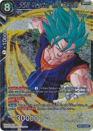 SSB Vegito, the Savior (Foil) (EX01-04) [Mighty Heroes]